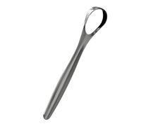 Tongue Cleaner - 2.7 x 14.3 cm Stainless Steel Care Tool, Ergonomic Scraper with Non-Slip Handle, Respiratory Stain Remover for Breathing Hygiene
