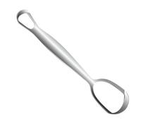 Tongue Cleaner For Adults - 3.8cm Fan-shaped Tongue Scraper | Bad Breath Removes Cherish Brush | Stainless Steel Outside For Care And Hygiene, Friendly To