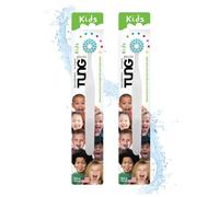 Tongue Cleaner for Kids, Childs Tongue Scraper, Kids Tongue Brush, Children’s Tongue Cleaner Brush, Tongue Scrubber, Made in America, Set of 2 (Colour of the Tung brushes may vary)