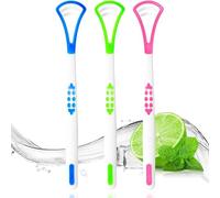 Tongue Cleaner Scraper Dental Care Hygiene Oral Mouth Plastic, Set of 2