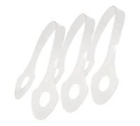 Tongue Cleaner Scraper, White Plastic, Set of 3 - Breathrx