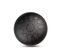 Tongue Drum 12-inch Steel Tongue Drum Set 13 Tuning Hand Drum Pad Percussion Instrument Accessories (Color : A)