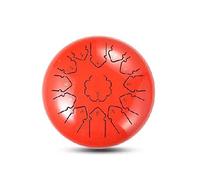 Tongue Drum 12-inch Steel Tongue Drum Set 13 Tuning Hand Drum Pad Percussion Instrument Accessories (Color : E)