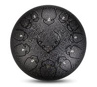 Tongue Drum 12 Inches 13 Notes, Steel Tongue Instrument Handpan Drum with Travel Bag, Mallet, Knocking Finger Picks, Steel Drums for Kids Adults Beginner Healing Yoga Meditatio Gift/77 (Color : Verti