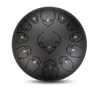 Tongue Drum 12 Inches 13 Notes, Steel Tongue Instrument Handpan Drum with Travel Bag, Mallet, Knocking Finger Picks, Steel Drums for Kids Adults Beginner Healing Yoga Meditatio Gift/77 (Color : Matte