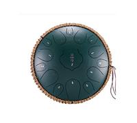 Tongue Drum 15-Note 12.5-inch Drum, Suitable for Meditation, Yoga and Travel Tongue Drum (Color : E)
