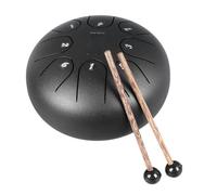 Tongue Drum, 6 Inch 8 Tone Stainless Steel Empty Spirit Drum Handpan for Performance Meditation
