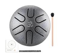 Tongue Drum - 6-Note Steel Tongue Drum, Outside Steel Tongue Drum Rain Chime | 3-Inch Simple Learning Sound Steel Tongue Drum Kit Rain Drum, Handpan Drum Worry-Fre Drum for Children Adults Kids