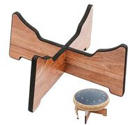 Tongue Drum Stand - High Density MDF, 25x25x15cm Large Size, Stable Cross Support, Lightweight Portable Shape | For Holding Ethereal Hand Pan Tongue During Practice Stage