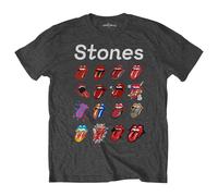 Tongue Evolution Tour T Shirt The Rolling Stones Grey XL