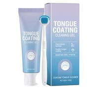 Tongue Gel Cleaner, Mouth Cleaning Kit, Repair Paste with Ergonomic Tongue Scraper for Gum Sensitivity, Breath Care, Teeth. Daily Use, Travel and Home Hygiene Routine