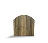 Tongue & Groove Garden Gate - Timber - Fully Assembled Churnet Valley Garden Furniture Ltd Brown One Size