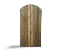 Tongue & Groove Large Garden Gate - Timber - Fully Assembled Churnet Valley Garden Furniture Ltd Brown One Size