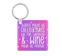 Tongue in Peach Funny Novelty Keyring Gift | Best Friend Work Colleague Leaving Work Present | Bye Work Bestie | Key Accessory Silly Joke | KBH8