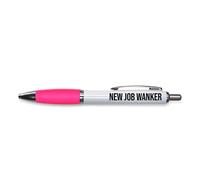 Tongue in Peach Funny Novelty Push Pen Gift | Ballpoint Pens Work Colleague Leaving Work Present | New Job W | Funny Joke Stationary | PINK PP64