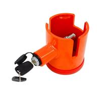 Tongue Lock - Universal Heavy-Duty Steel, Secure Towing Accessory for Trailer, Robust Locking Design, Automotive Tool Item with Rust-Resistance, Hitch Lock for Pickup, Lawn Mower, Cargo Equipment