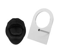 Tongue Puncture Practice Tool, 3D Simulation Silicone Mouth Model with Acrylic Stand, High Realism Tongue Nail Display Set for Medical Training and Research (Black Upper: 84661 3K000HZ, 84661 3K000