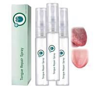 Tongue Repair Spray, Dry Mouth Spray, Breath Freshener Spray, Natural Ingredients, Suitable for Dryness, White Coating and Bad Breath, 30ml (3PCS)