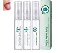 Tongue Repair Spray, Fissured Tongue Relief Spray, Repair White Tongues Coating to Relieve Dry, Rapidly Refreshes Your Breath, for Oral Health (3pcs)
