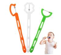 Tongue Retaining Device, 3Pcs Tongue Stabilizing Device Reusable Portable Safe Plastic Oral Motor Therapy Tools for Jaw and Training