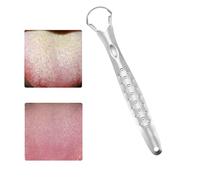 Tongue Scraper - Care Tongue Cleaner for Adults and Children | Durable Tongue Cleaning Tool for Bad Breath, Stainless Steel Hygiene Device, Gum Health Support, Mouth Cleaning Solution