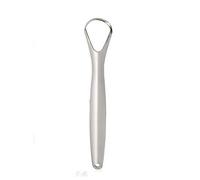Tongue Scraper Cleaner for Adults Surgical Grade Stainless Steel Metal Tongue Brush Dental Kit Professional Eliminate Bad Breath With Non-synthetic Grip (1 Pack)