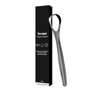 Tongue Scraper Ergonomic Grip Scrubber | Non-Slip Gum Tongue Scraper for Bad Breath Sensitive Gum Men Friends Dads Mothers