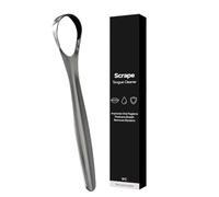 Tongue Scraper for Kids - Anti-Slip Grip Scrubber, Non-Slip Gum Cleaner | Gentle Hygiene Tool for Children, Controls Bad Breath, Supports Sensitive Gums, Safe Daily Use for Boys Girls, Parents