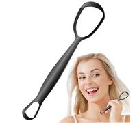 Tongue Scraper - Stainless Steel Fan Design, Bad Breath Removal, Easy to Use with Compact Design, Cleans and Debris, Hygienic Tool for Men,