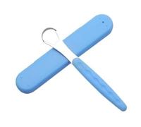 Tongue Scraper Stainless Steel with Portable Travel Case, Easy to Clean, Reduces Bad Breath - 1 Pack