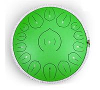 Tongue Steel Drum, 14 Inches Dia.15 Notes Steel Drum, Handpan Percussion Musical Mallets Instruments for Outdoor Indoor Adults Meditation Yoga Healing Education Mind