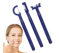 Tongue Trainer Set, Motor Exercise Tool, 5.75 Inch with Ergonomic Handle for Speech Practice Tongue Strength Training Device Tool for Adults Home Clinic Rehabilitation Use