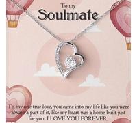 TongueOut Shop Always My Soulmate: A Love-Filled Forever Love Necklace and Card Set