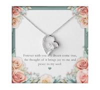 TongueOut Shop Forever Love Necklace Message Card For My Valentine