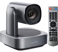 TONGVEO AI Auto Tracking PoE PTZ Camera with Lan/USB/HDMI, 20X Optical Zoom 1080P 60fps PTZ Camera for Church Live Streaming,Online Conference, Works with Zoom Teams OBS YouTube