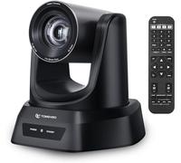 TONGVEO AI Conference Room PTZ Camera System | 1080P 60fps with 3X Optical Zoom, USB3.0, HDMI Streaming Camera-Easy Setup for Church and Meetings