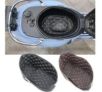 Tongyaoyao Motorcycle Accessories fit for GTS300 GTS 300 HPE Rear Trunk Bucket Storage Cushion Cargo Liner Mat PU Leather Pad Trunk Cover (GTS300-Black)