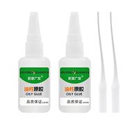 Tongyend Super Glue for Plastic,Strong with Precise Nozzle,Leather All Purpose,Strong,Quick Drying & Very Flexible,Strong Adhesive Superglue Gel DIY Craft,Rubber,Metal,Leather (2 Pack)