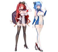Tongyundacheng 26cm Azur Lane Anime Figures USS Honolulu and St. Louis PVC Action Figure, USS Characters Model Statue Collectible Desktop Decoration