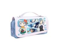 Tongyundacheng Akemi Homura Stationery Case Miki Sayaka Pencil Bag Tomoe Mami Anime Storage Box Large Capacity School Supply Gifts for Anime Fans