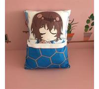 Tongyundacheng Anime Pillow Bungo Stray Dogs Cosplay Stuffed Figures Dazai Osamu/Nakahara Chuuya/Ranpo Edogawa Anime Throw Pillow Soft Cushion for Home Decoration 38 * 28cm