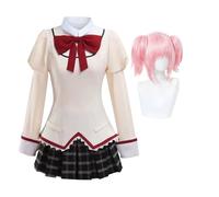 Tongyundacheng Anime School Uniform Cosplay Mami Tomoe/Miki Sayaka Cosplay Costume Comic Con Performance Costumes Halloween Party Outfits for Women