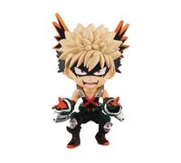 Tongyundacheng Bakugou Katsuki Mini Figure - 8cm Anime MHA Action Figure - Cute PVC Model Statue - Desktop Decoration Car Ornament - Collectible Handmade Gifts