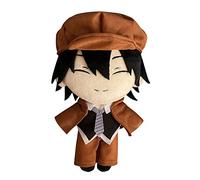 Tongyundacheng Bungo Stray Dogs Anime Pillow Dazai Osamu/Edogawa Rampo/Nakahara Chuuya Cosplay Stuffed Figures Soft Pillow, Cute Characters Throw Pillow Home Decoration 20cm