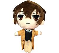 Tongyundacheng Bungo Stray Dogs Plush Pillow Doll 20cm, Dazai Osamu Ryunosuke Nakahara Chuuya Manga Character Figures Anime Stuffed Cute Soft Plushie Dolls Decorative
