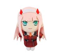 Tongyundacheng DARLING in the FRANXX Anime Plush 02 Zero Two Cute Soft Doll Stuffed Pillow Room Sofa Home Plushie Decor 20cm
