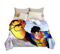 Tongyundacheng Invincible Flannel Blanket Mark Grayson Omni Man Atom Eve Printed Throw Blanket Ultra Soft Warm Cozy Fleece Blankets for Couch Bed Sofa Living Room