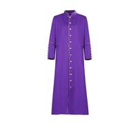 Tongyundacheng Medieval Priest Costume Men Halloween Pastor Cosplay Outfit Church Vestments Carnival Uniform Set Halloween Cosplay Costumes
