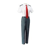Tongyundacheng My Hero Academia Bakugou Katsuki Midoriya Izuku Cosplay Costume High School Uniform MHA Short-sleeved JK Uniform for Women Men