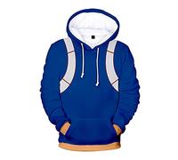 Tongyundacheng My Hero Academia Hoodie Pullover MHA Midoriya Izuku Todoroki Shoto Cosplay Costume Long Sleeve Hooded Sweatshirts Sweater Pullover for Girls Boys Women Men